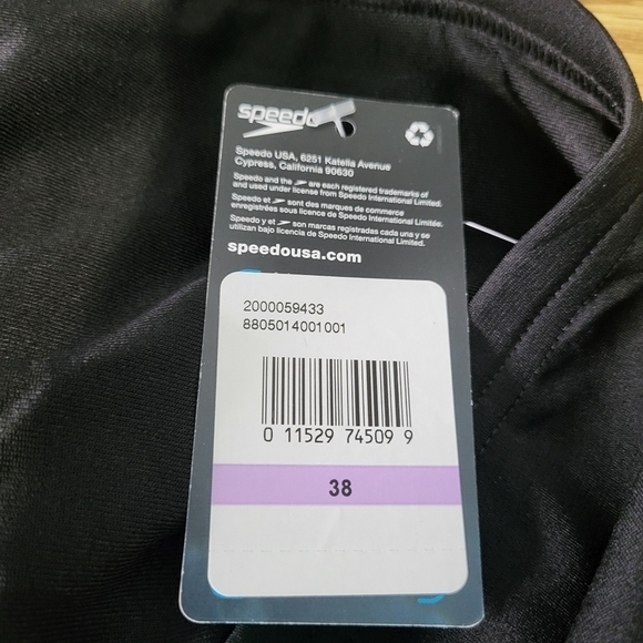 Speedo Men's Endurance+ Precision Jammer Swimsuit Size 38 NWT - Picture 5 of 7